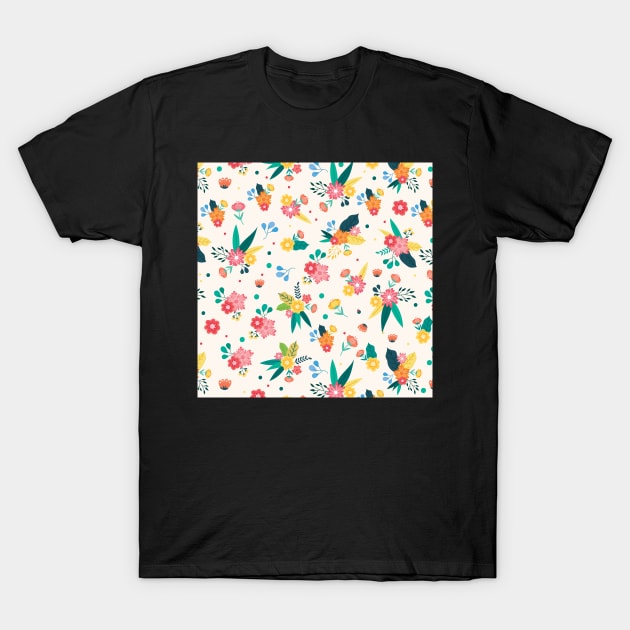 Spring Flowers T-Shirt by edwardecho